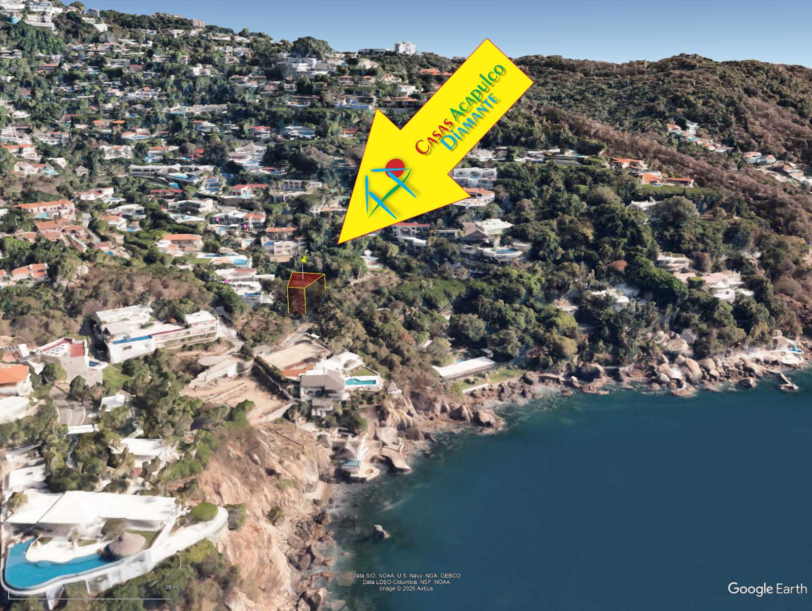 Terreno Las Brisas Manzana 6 Lote 1 - Ubicación satelital y entorno 7